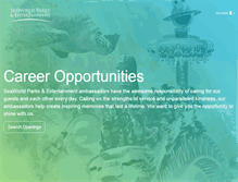 Tablet Screenshot of careers.seaworldparks.com